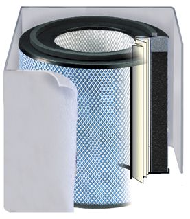 Cutaway image of Bedroom Machine Air Filter