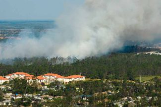 Wildfires Threaten More than ⅓ of Population and Buildings