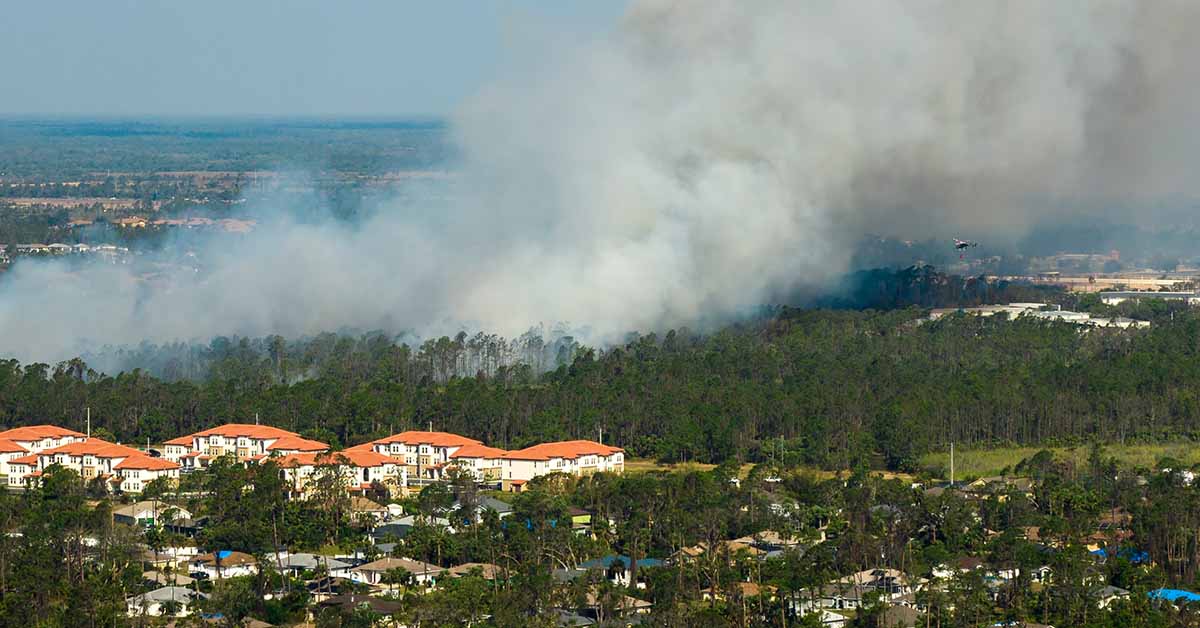 Wildfires Threaten More than ⅓ of Population and Buildings